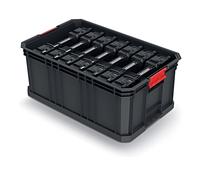 KMS553520R7 container: set with containers black 520x329x210mm 50kg KISTENBERG