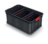 KMS553520S Container: Cuvette with Partitions Black 520x329x210mm 50kg BOX BE