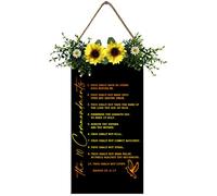KMszsm The Ten Commandments - 8x16 Christian Religious Scripture, Bible Verse Wall Art - Kids Wall Decor, Kids Bedroom Decor, Kids Wall Art - Gift For Child