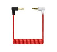 Kmuqshy 3.5mm TRS to TRRS Patch Cable, Coiled TRS to TRRS Patch Cable,