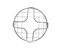 KMVPVGZHCN 6.5" Motorcycle Headlight Mesh Grill Guard Front Lamp Mesh Grille Cover Protector for Cafe Racer Cruiser Headlight Cover Motorcycle Headlight Cover(Universal Silver)