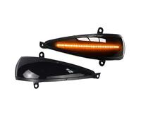 KMVPVGZHCN Car Rear View Mirror Indicator For Civic 8th MK8 Hatchback LED Turn Signal 3D 5D Light Side Mirror Lamp 2pcs Dynamic Blinker(Yellow)