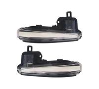 KMVPVGZHCN Car Rear View Mirror Indicator For Toyota For Tacoma N300 2016 2017 2018 2019 2020 2021 2Pcs Side Mirror LED Dynamic Turn Signal Light(White Cover)