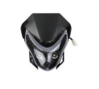 KMVPVGZHCN motorcycle headlight For Motorcycle Dirt Pit Bike Universal 12V 35W Motorcycle Headlight LED Front Headlamp Fairing(Black)