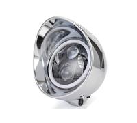 KMVPVGZHCN Motorcycle Headlight LED For Sportster For Dyna Motorcycle Headlight LED 5.75 Inch Motorcycle Lighting System(Chrome)