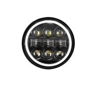 KMVPVGZHCN Motorcycle Headlight LED For Sportster Roadster For Dyna For SUZUKI 5.75 Inch LED Headlight Projector Halo Ring Motorcycle 5 3/4" Moto Lamp(M006)