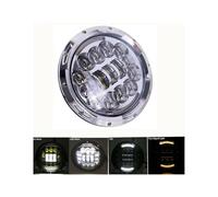 KMVPVGZHCN Motorcycle Headlight LED Headlight For Motorcycle 7Inch Round DRL Turn Signal Halo LED Headlamp 40W 60W 80W 90w(90W HEADLIGHT19)