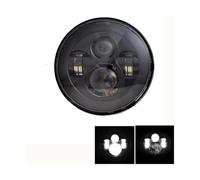 KMVPVGZHCN Motorcycle Headlight LED Headlight For Motorcycle 7Inch Round DRL Turn Signal Halo LED Headlamp 40W 60W 80W 90w(40W No halo4)