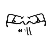 KMWSHAN Motorbike Crash Bar Crash Bar Frame Bumper Fairing Protector Bar For H-ONDA NC750X 2020 2021 2022 2023 2024 Motorcycle Highway Engine Guard(Black- Silver)