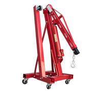 KMXNSJZS Foldable Hydraulic Crane, Car Engine Hoist, Engine Lifting, 2T/3T Capacity, 2/3 Ton Mobile Jack Tool ，2T Boutique Fixed 53Kg