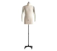 KMXNSJZS Male Sewing Dress Forms & Mannequins Adjustable Height, Tailor'S Dummy Manikins For Clothing, Men Mannequin Body For Dressmaking/Beginner, Photograph Clothing Model,With,With 2 Arms#96