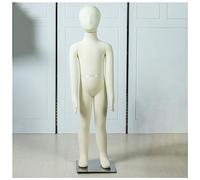 KMXNSJZS Soft Flexible Child Mannequin Full Body Tailors Dummy Pinable, Dress Form With Removable Head & Arms, Metal Base, 1-14 Years Old Kids Clothing Model,6 Years106Cm/41.7