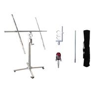 KMXNSJZS Woodworking Decoration Ceiling Tool, Gypsum Board Lift, Hand -Shaken Electric Punching 3-In-One Frame ，4.0M 3Uses Drilling Shake Higher