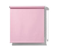 Kmxo Made to Measure Plain Coloured Thermal Blackout Window Roller Blinds Energy Saving UV Protection Privacy Shade for Bedroom Living Room Office Easy Fit Modern Home Decor (pink)