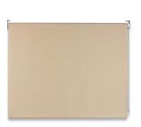Kmxo Made to Measure Plain Coloured Thermal Blackout Window Roller Blinds Energy Saving UV Protection Privacy Shade for Bedroom Living Room Office Easy Fit Modern Home Decor(W-180, H-165) (coffee)