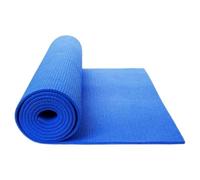 Kmxo Yoga Mat 173×61×0.6cm - Non-Slip 6mm Thick Exercise Mat with Free Carry Bag - Blue Fitness Mat for Home Gym, Pilates, Floor Workouts, Stretching & Travel Use