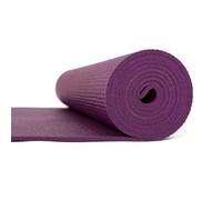 Kmxo Yoga Mat 173×61×0.6cm - Non-Slip 6mm Thick Exercise Mat with Free Carry Bag - Fitness Mat for Home Gym, Pilates, Floor Workouts, Stretching & Travel Use (Aubergine Yoga Mat)