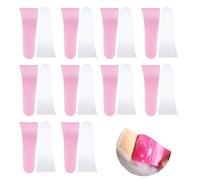KMYZQDV 20 Pcs Hair Removal Spatulas Plastic Sticks Reusable Waxing Applicator Tools for Scalp and Brow Small Scraper Spatulas for Wax Cream Skin Care Tool for Hair Wax Removal, Ergonomic Design