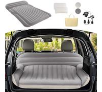 KMZ SUV Air Mattress Camping Bed Thickened and Double-Sided Flocking Travel Camping Bed Car Air Mattress