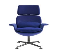 KN02 Swivel and reclining armchair with high backrest Knoll International