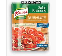 KN0RR Onion Herb Salad Dressing/Vinaigrette 10 pcs/sachets - by Helen's Own - with Full English Instruction Booklet - KN0RR Zwiebel Kräuter
