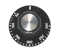 KN29 EGO 00.00524.807 Knob BLACK OVEN THERMOSTAT CONTROL max temp. 300°C ø 50mm rotation angle 270°