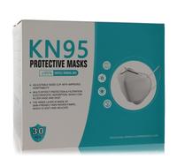 KN95 MASK (30) KN95 MASKS, ADJUSTABLE NOSE CLIP, SOFT NON-WOVEN FABRIC, FDA AND CE APPROVED 1 SIZE Unisex
