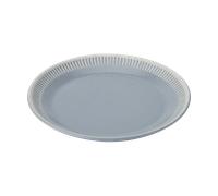 Knabstrup Keramik - Colorit Plate 22 cm, Dark Grey - Dark Grey