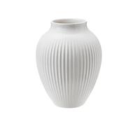 Knabstrup Keramik Knabstrup vase ribbed 12.5 cm white