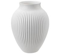 Knabstrup Keramik Knabstrup vase ribbed 27 cm white