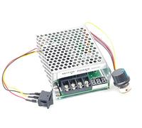 KNACRO PWM DC Motor Driver 40A DC 12V 18V 24V 36V 48V (10-50V) Forward Reverse Switch Brush Motor Inverted Module Metal Protective housing Maximum Power 2000W