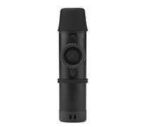 Knadgbft 1 PCS Metal Kazoos Instrument Diaphragm Mouth Music Gift Good for Ukulele, Violin, Guitar, Piano Black