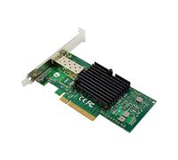 Knadgbft 1 PCS Server Fiber Optic Network Card Single Optical Port Network Card 10G SFP+ 82599EN Chip PCIE X4