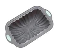 Knadgbft 1 PCS Silicone Bread Loaf Pan Nordic Design Classic Fluted Toast Mold Secure Baking Mould,A
