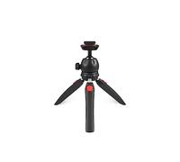Knadgbft 1 PCS VLOG Live Stabilizer Tripod Steady Shot Anti-Shake Bracket with Phone Clip, Red