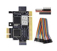 Knadgbft 1 Piece Analyzer LPC Debug Card PCI PCI-E Post Test Kit Motherboard Diagnostic Card J04 PC+Metal
