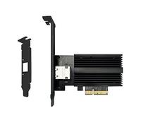 Knadgbft 1 Piece PCIE to RJ45 Single Port RJ45 10G NIC PXE Diskless Boot Server Industrial Computer Ethernet NIC PCIE Network Adapter Black Network Card