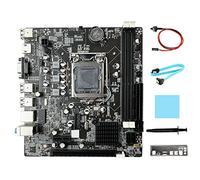 Knadgbft 1 Set B75 Desktop Motherboard+SATA Cable+Switch Cable+Thermal Pad+Thermal Grease+Baffle LGA1155 DDR3 Replacement Support 2X8G PCI E 16X