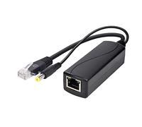 Knadgbft 100M PoE Splitter 12V 1A IEEE 802.3Af 1.5KV Isolation Protection for Home Network Office Network