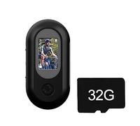 Knadgbft 1080P Full HD Mini Action Camera Motion Camera Digital DVR Video Recorder Sport Camcorder Camera with 32G Card-Black