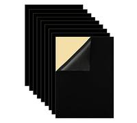 Knadgbft 10PCS Self Adhesive Felt Fabric,Soft Velvet Drawer Liner,DIY Velvet Fabric for Art & Crafts Jewelry Box Felt Liner,Black