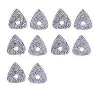Knadgbft 10Pcs/Set Ukulele Picks Soft Wool Felt Plectrum Instrument Accessories for Guitar Ukelele