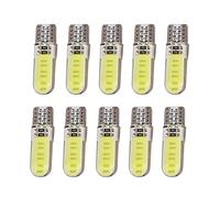 Knadgbft 10Pcs T10 W5W COB LED Car Auto Interior Wedge Side Parking Bulb Dome Light Lamp
