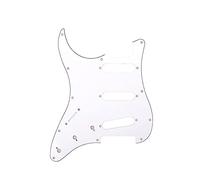 Knadgbft 11 Holes Electric Guitar Pickguard SSS Guitar ScratCH Plate & Screws for ST Style Guitar Parts Replacement