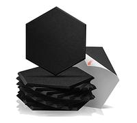 Knadgbft 12 Pack Self-Adhesive Acoustic Panels, Sound Proof Foam Panels, Soundproof Wall Panels, Black