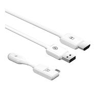 Knadgbft 1Set -Compatible USB Adapter Dongle 1080P Wireless Type-C Extender Projection Cable