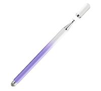 Knadgbft 1Set Magnetic Dual-Use Handwriting Stylus Transparent Disc Built-in Suction Cup Phone Tablet Capacitive Pen Universal Aluminum Alloy + Fiber Touchscreen Pen Mobile Phone Capacitive Pen,C