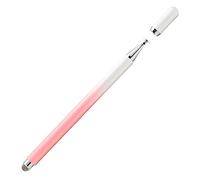 Knadgbft 1Set Magnetic Dual-Use Handwriting Stylus Transparent Disc Built-in Suction Cup Phone Tablet Capacitive Pen Universal Aluminum Alloy + Fiber Mobile Phone Capacitive Pen,A