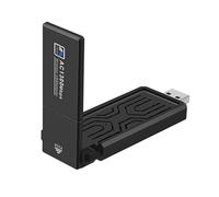 Knadgbft 2.4G 5Ghz Wireless Adapter Antenna USB Ethernet Network Card Receiver Fit For PC