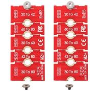 Knadgbft 2 Piece Extended Transfer M2 M2PLUS NGFF NVME M.2 Red 2230, 2242, 2260, 2280 Aircraft M2 CHANGE LONG SIZE U.2 M3 M.3 SSD 24BB